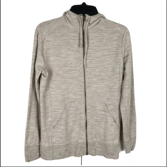 ICEBREAKER MERINO WOOL DIA FLEECE HOODIE SWEATER S - Picture 2 of 9